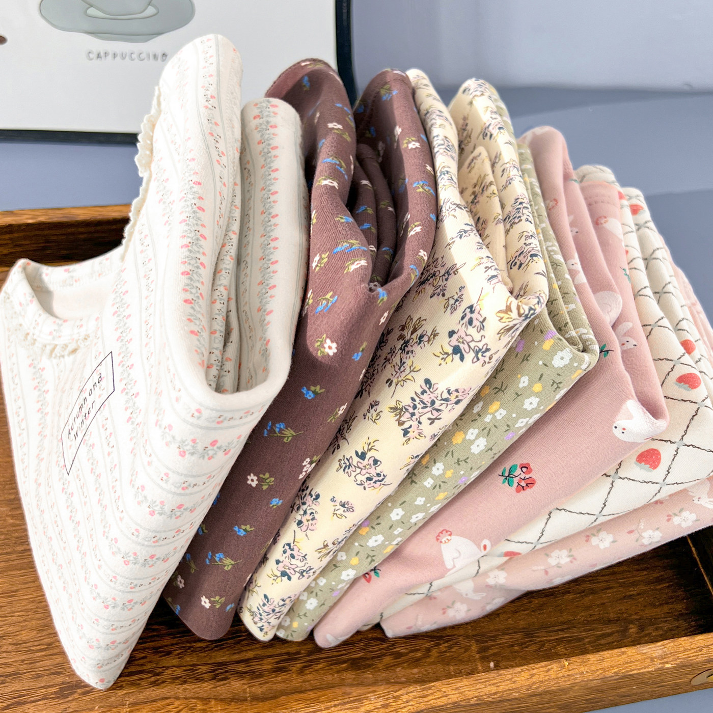 300g thickened cotton autumn clothes and long trousers set