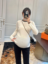 (LeoMami) Pregnancy Woman Dress Autumn winter full wool Coloured beating undershirt fashion foreign air innit fur coat