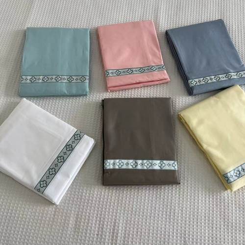 外贸库存特价处理简约纯棉床单单件厚实100%全棉四季款斜纹睡单甩 - 图1