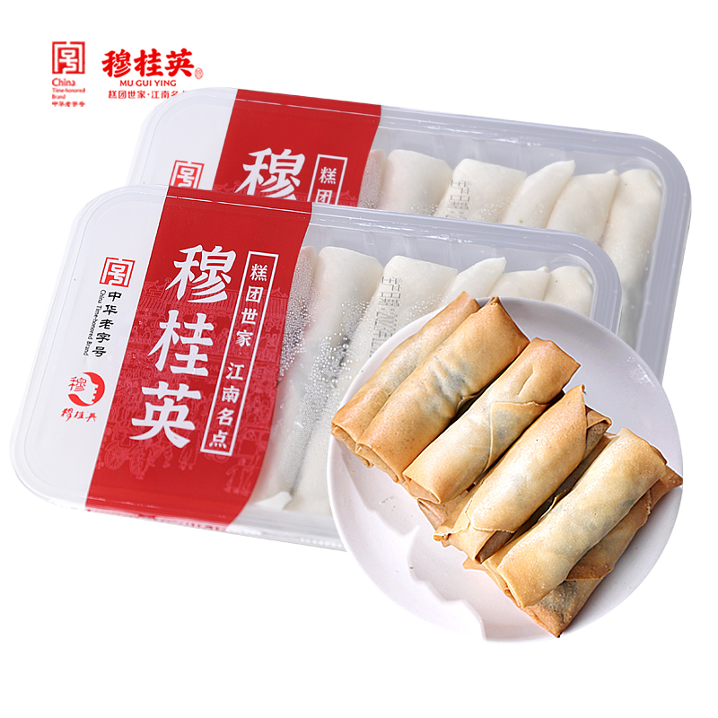 中华老字号无锡穆桂英休闲美点传统油炸酥脆小吃点心多口味春卷,淘宝优惠券,粉丝福利购,淘宝优惠卷