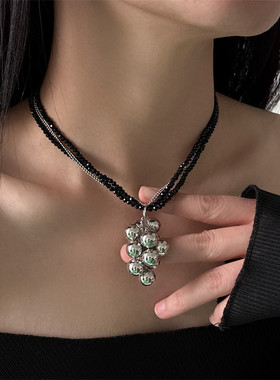 【2026年新款】黑色多层串珠