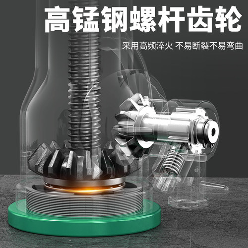 HUGO螺旋千斤顶机械式立/顶手摇齿轮千斤顶5吨10吨3/50/32吨100/T - 图0
