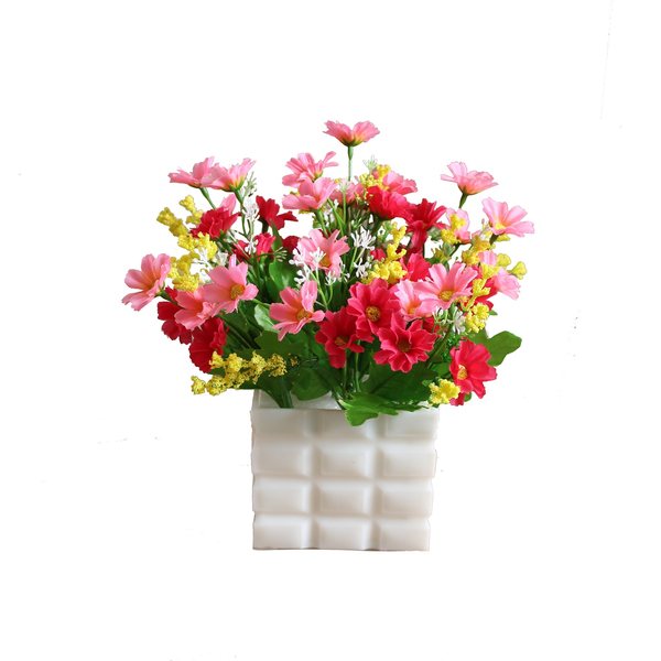 MoK C&L CL American Fence Flower Simulation Artificial Fake Silk Flower For Table Balcony Living Room Bar Decoration Placed Flowers Bouquet Color 14 MoK C&L CL American Fence Flower Simulation Artificial Fake Silk Flower For Table Balcony Living Room Bar Decoration Placed Flowers Bouquet Color 14