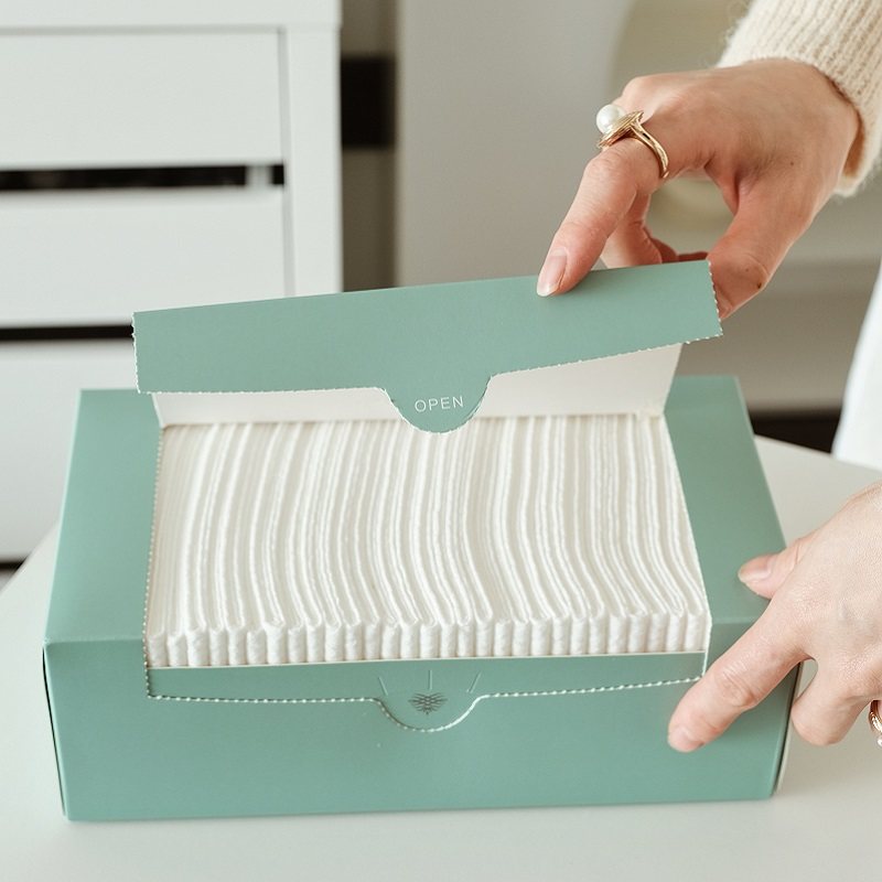 美人巾盒装森系洗脸巾高端大尺寸抽取式一次性纯棉加厚加大洁面巾,淘宝优惠券,粉丝福利购,淘宝优惠卷