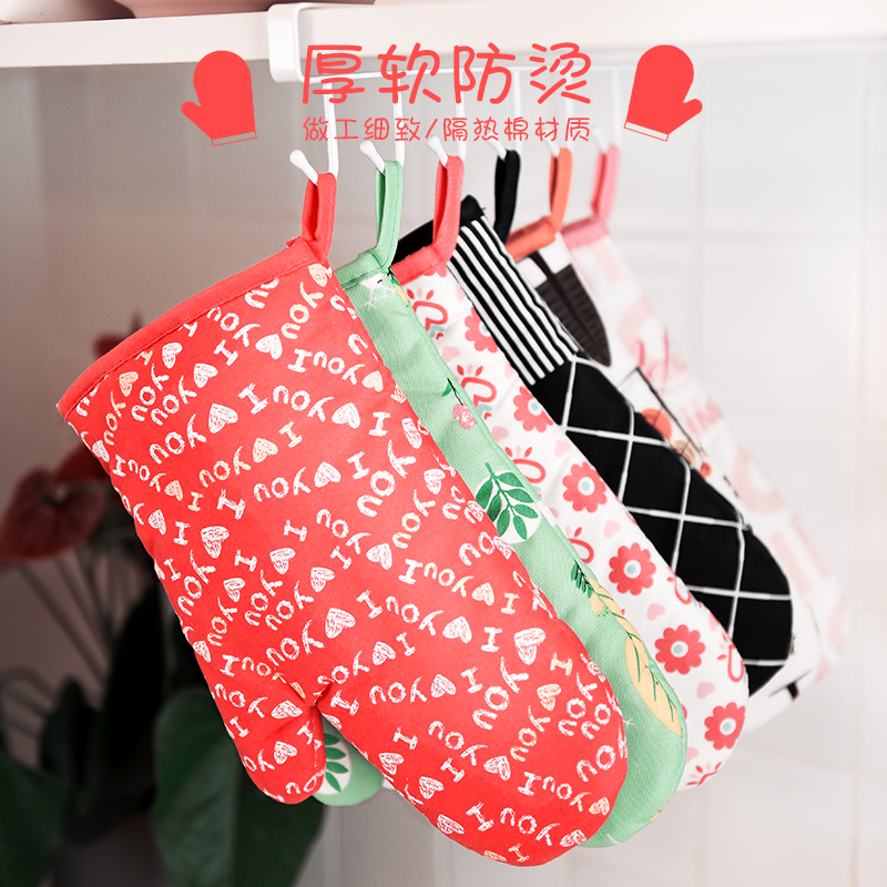 尚巧厨旗舰店展艺隔热手套耐高温防烫加厚防热烤箱专用微波炉烘焙工具厨房家用0