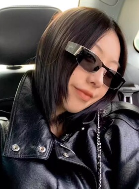杨树林同款2025新款欧美金属框小框方形太阳镜男女ins个性墨镜