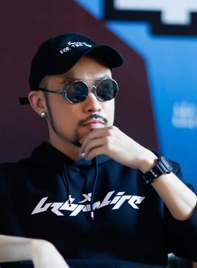 F1正式车手MCHOTDOG熱狗同款墨镜新款蒸汽朋克眼镜个性太阳眼镜