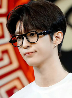 网红经典男女复古黑框近视眼镜男款大框大脸素颜平光镜可配高度数