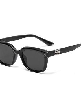 GD权志龙同款百搭浅蓝色GM小框墨镜男2025新款高级感时尚太阳眼镜