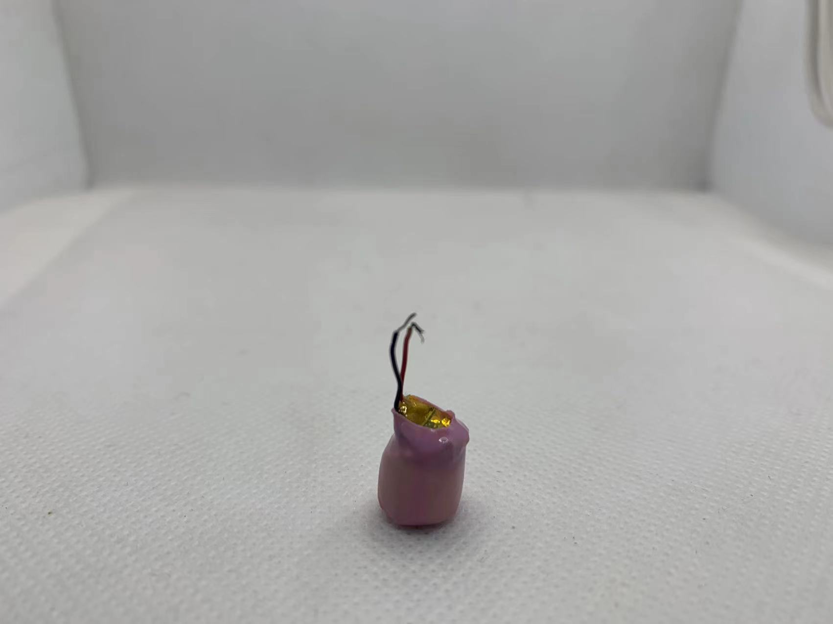 正品10120微型小尺寸 3.7V75MAH聚合物圆柱形锂电充电池大容量LED-图2