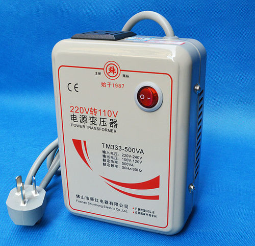 舜红500W变压器220V转110V 100V转换器美国日本净化器榨汁机专用 - 图2