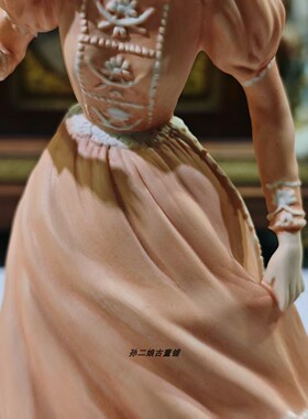 英国原产Wedgwood手工瓷雕童话故事灰姑娘瓷偶家居装饰摆件中古