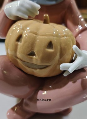 西班牙原产Nao By Lladro雅致瓷偶万圣节装束家居装饰摆件2001年