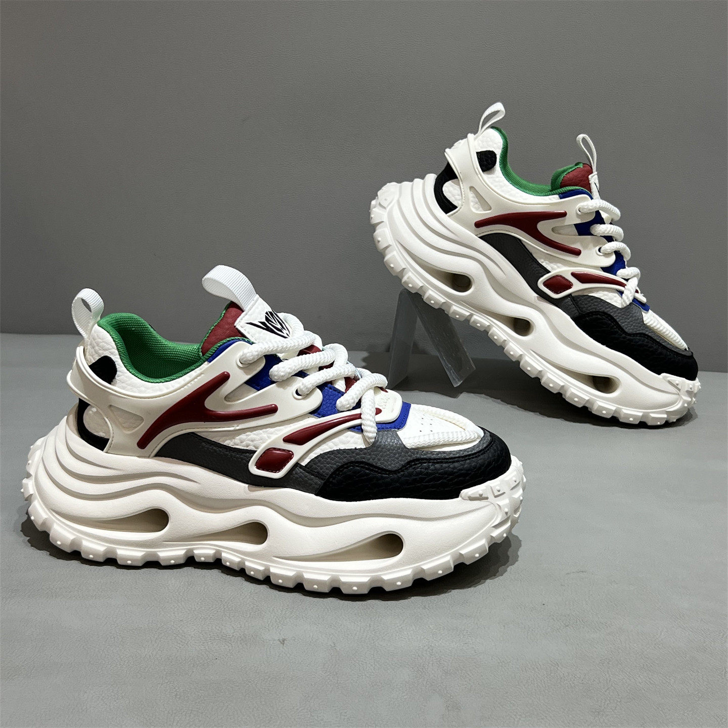 2026春季新款休闲风老爹鞋男厚底增高运动鞋百搭时尚潮流男鞋,淘宝优惠券,粉丝福利购,淘宝优惠卷