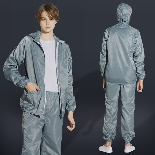 防尘衣服工作服工业粉尘打磨灰尘工作服分体喷漆岩棉男衣服防护服 - 图1