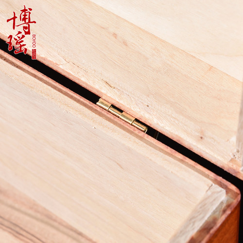 香樟木首饰盒婚嫁证件箱雕花嫁妆结婚实木收纳盒储物陪嫁樟木箱子 - 图3