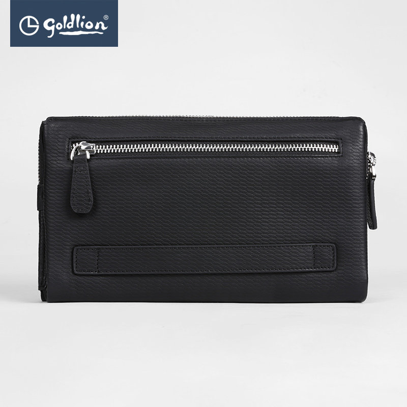 金利来皮具男士头层牛皮大容量钱包 金利来钱包