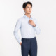 Goldlion spring and summer new men's formal long-sleeved shirts, no-iron antibacterial texture business shirts