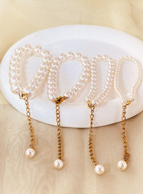 好饰新品施家品质fever博主同款珍珠项链 轻奢法式复古高级感颈链