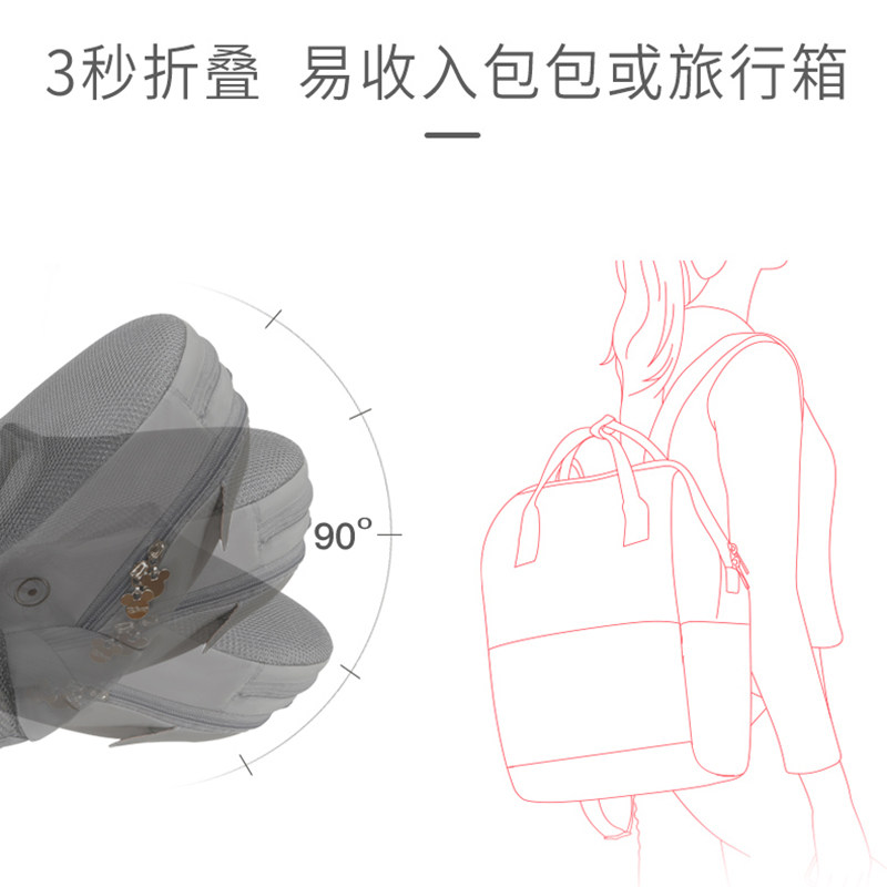 迪士尼婴儿前抱式轻便两用神器腰凳 幸运之家母婴抱婴腰带/腰凳