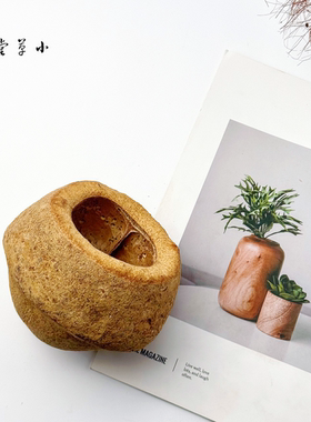 【大碗壳】进口天然植物果壳南美缸造景手工diy香薰容器侘寂装饰