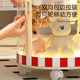 Cute and large size doll storage bucket with lid