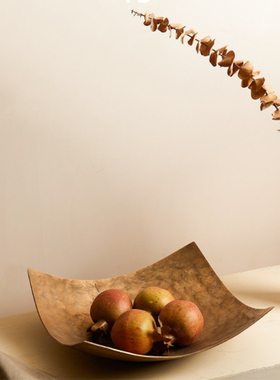 金属现代客厅托盘摆件