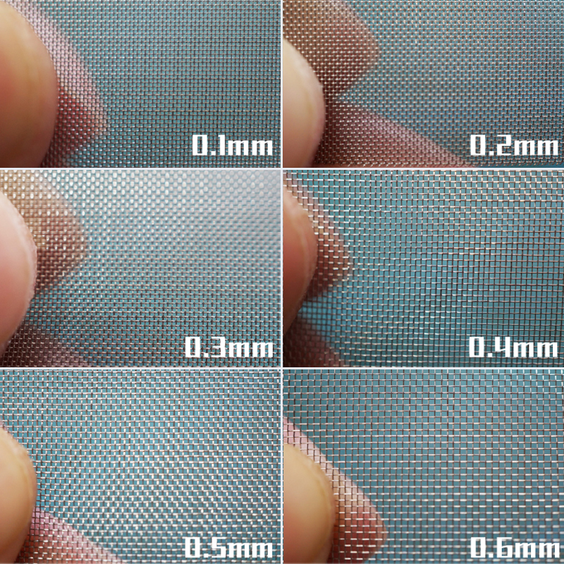 金属网铁丝0.1-0.6mm孔径模型场景改装装饰护栏栅栏网过滤网片 - 图0