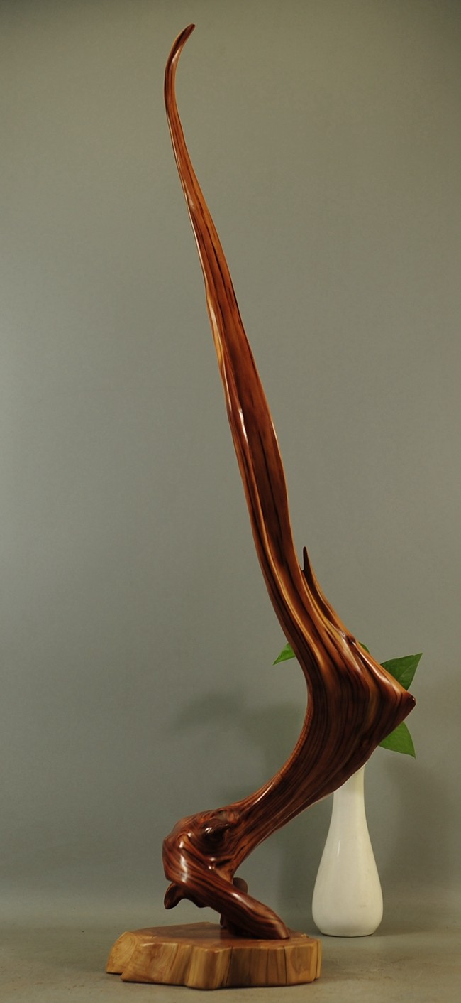 太行崖柏根雕摆件笔架串架倒流香笔挂笔筒手把件毛料陈化红白料