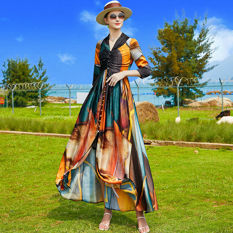 帝弗润驰2023新款大牌减龄女连衣裙 帝弗润驰连衣裙