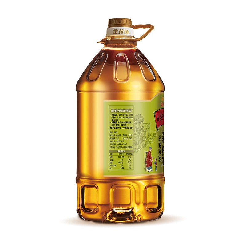 金龙鱼菜籽油 外婆乡小榨食用油4L巴蜀风味非转基因 物理压榨桶装 - 图1