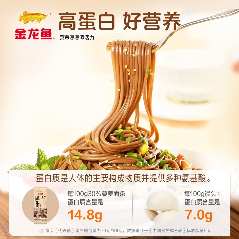 金龙鱼30%藜麦挂面400G粗粮杂粮代餐主食低盐健康营养家用面条,淘宝优惠券,粉丝福利购,淘宝优惠卷