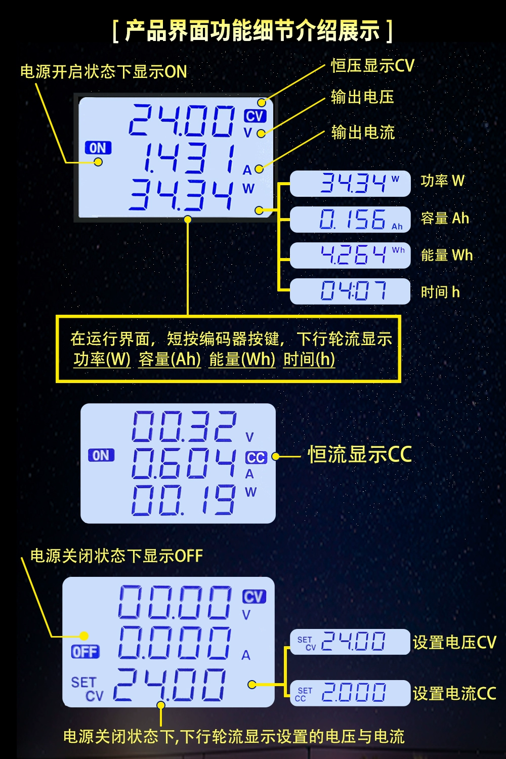 欣易XY6015L数控可调直流稳压电源恒压恒流维修15A/900W降压模块 - 图2