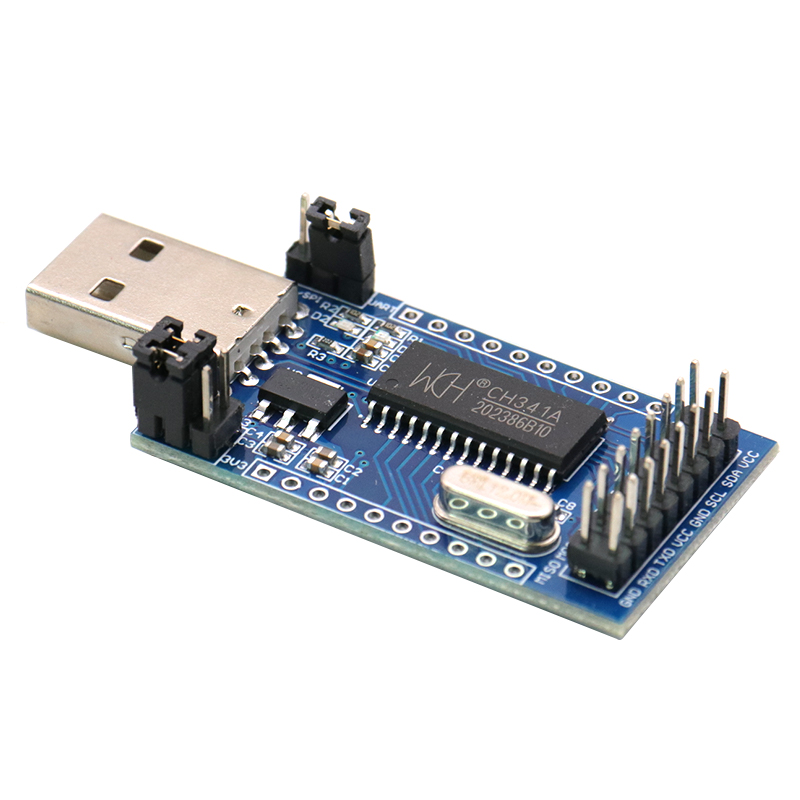 CH341A模块 USB 转 UART IIC SPI TTL ISP EPP/MEM 并口转换器 - 图0