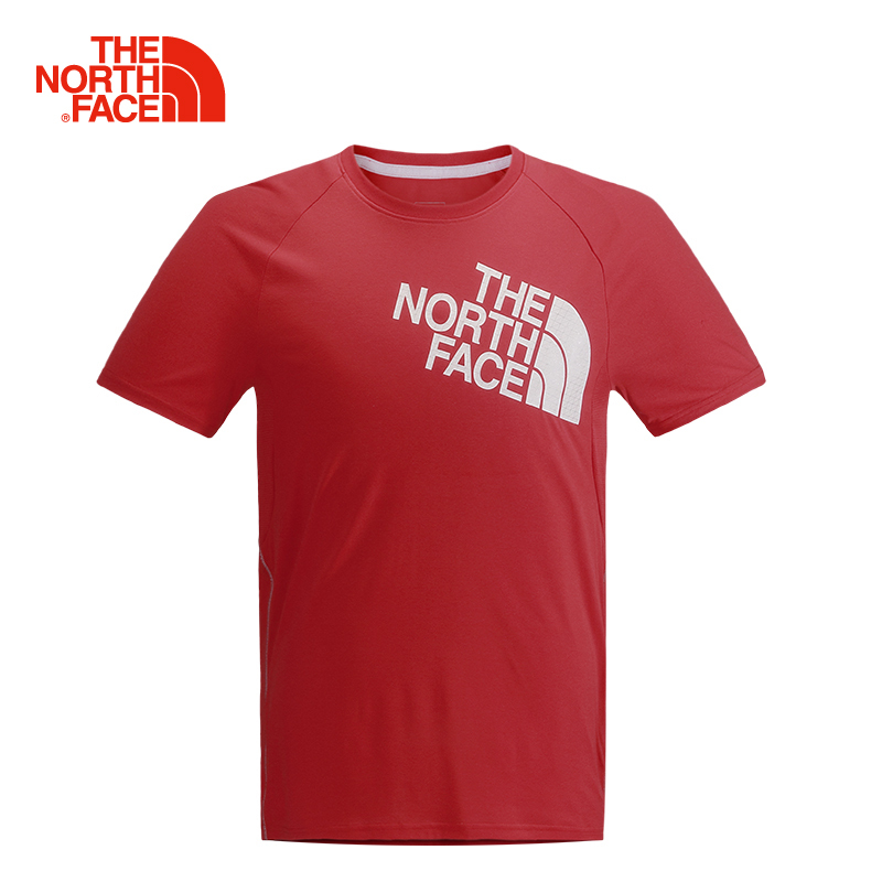The North Face/北面男款印花吸溼排汗短袖T恤CZJ0