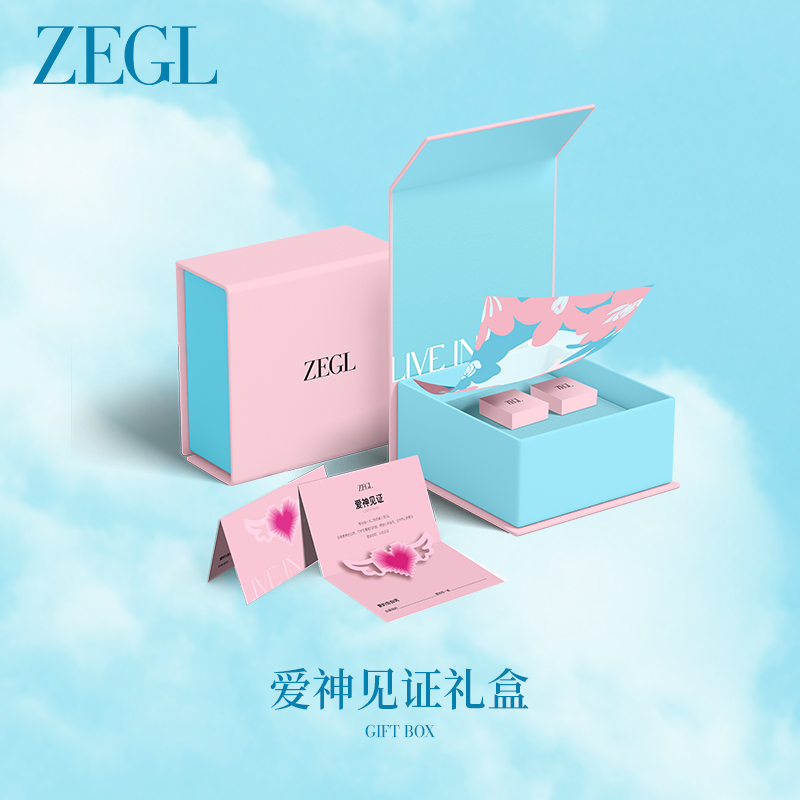 ZEGL丘比特之心925纯银项链女天使轻奢小众情人节礼物送女友配饰