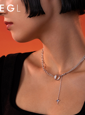 ZEGL设计师马术系列马衔扣项链女轻奢小众装饰锁骨毛衣链秋冬配饰