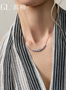 ZEGL微笑项链女轻奢小众锁骨链