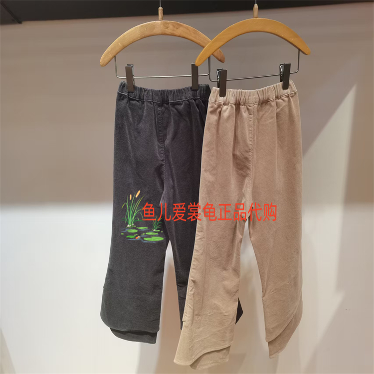 速发 jnby by jnby童装男女款 2025冬季时尚1P0E11810喇叭长裤535 - 图0