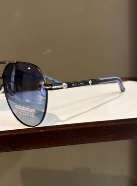 LAOPING 2026年新款偏光墨镜男大框蛤蟆镜金属防紫外线驾驶太阳镜