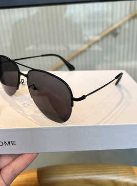 大框开车黑色蛤蟆镜高级感