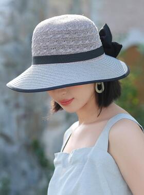 渔夫帽子女夏季时尚防晒帽遮阳帽