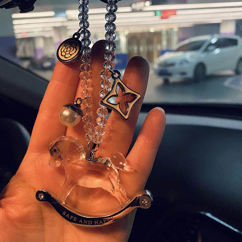 原创梦幻车载水晶小马挂件创意女神网红时尚车内装饰吊坠,淘宝优惠券,粉丝福利购,淘宝优惠卷