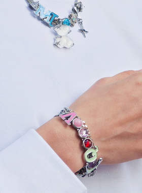 分裂生长手链女小众可爱设计感