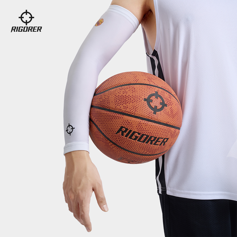 准者运动护臂篮球健身防滑加长护肘户外骑行透气防晒薄款胳膊袖套 - 图3
