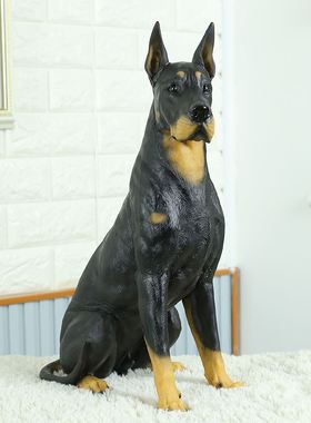 动物德国牧羊犬仿真树脂工艺品