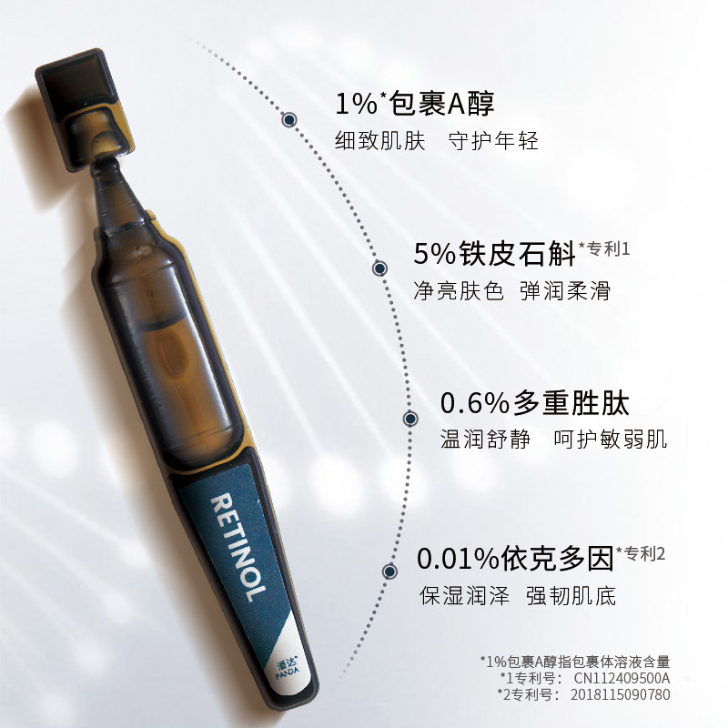 潘达1%a醇提拉紧致淡纹修护精华液 pandaw液态精华