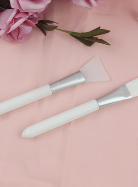 硅胶面膜碗5件套白色软毛面膜刷搅拌调膜棒计量勺DIY美容用品工具