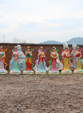 做工精致树脂寺庙厂家直销七仙女