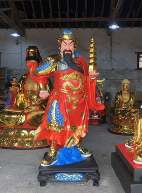 厂家直销树脂玻璃钢托塔李天王